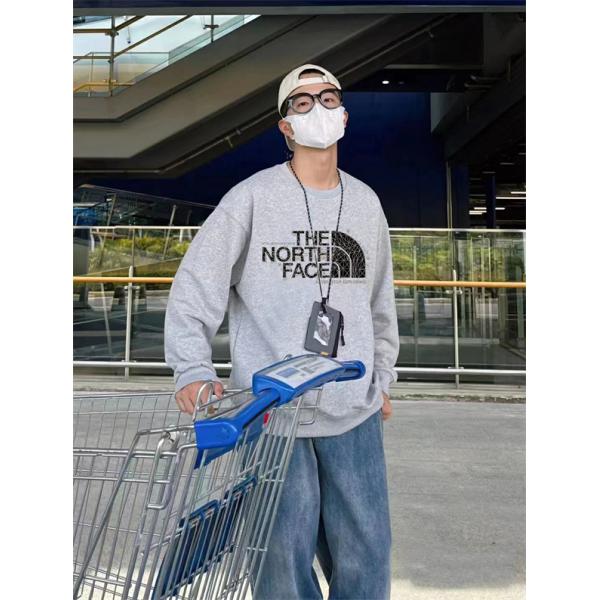 2025秋冬 アッシュグレー／ブラック 人気万能  パーカー THE NORTH FACE ザノースフェイス コピー