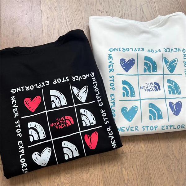 THE NORTH FACE ザノースフェイス 偽物 秋冬 ホワイト/ブラック 人気急上昇 カラーパッチ おしゃれス パーカー