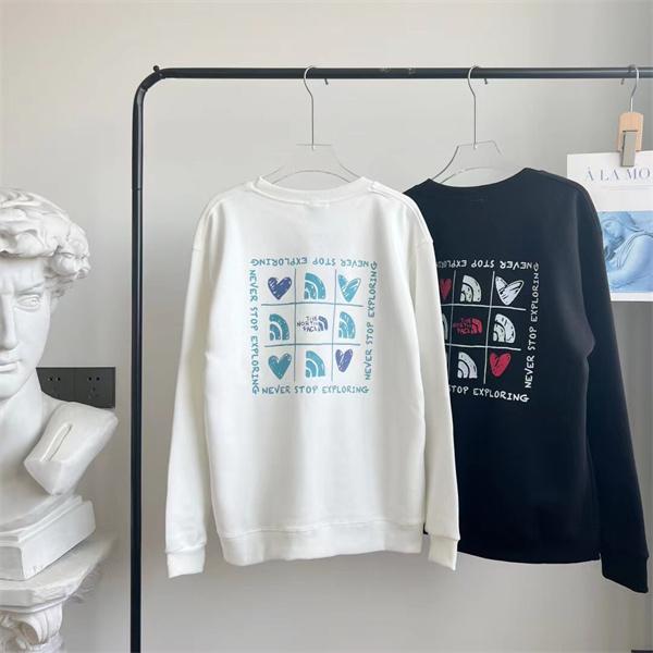 THE NORTH FACE ザノースフェイス 偽物 秋冬 ホワイト/ブラック 人気急上昇 カラーパッチ おしゃれス パーカー