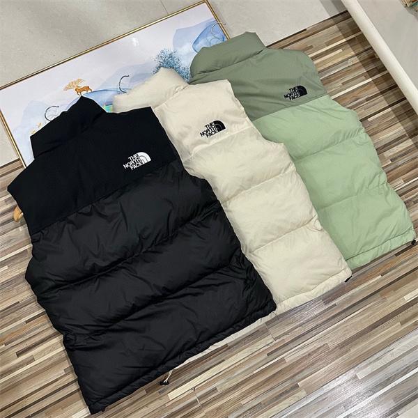 THE NORTH FACE ザノースフェイス コピー 秋冬 ブラック/グリーン/クリーム 人気必須 軽暖 ダウンベスト