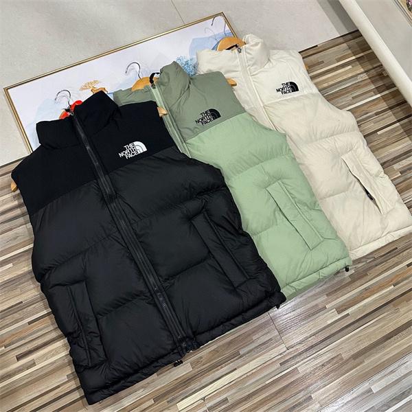 THE NORTH FACE ザノースフェイス コピー 秋冬 ブラック/グリーン/クリーム 人気必須 軽暖 ダウンベスト