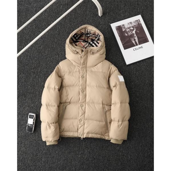 2025秋冬 ブラック／カーキ 検索急増 立体暖か BURBERRY バーバリー コピー ダウンジャケット