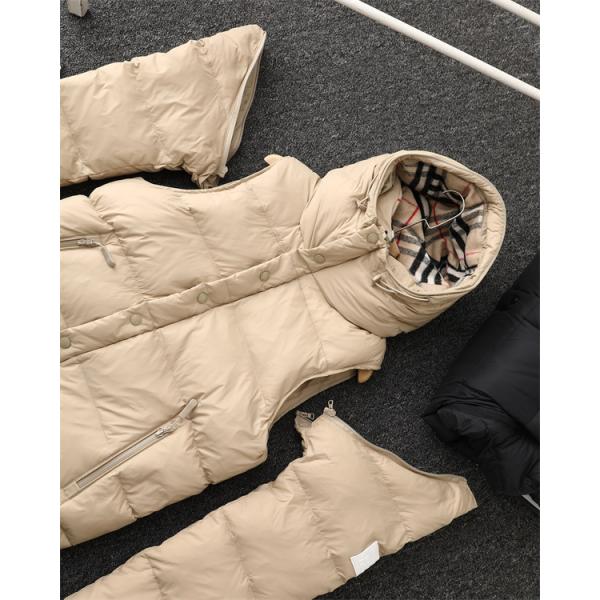 2025秋冬 ブラック／カーキ 検索急増 立体暖か BURBERRY バーバリー コピー ダウンジャケット