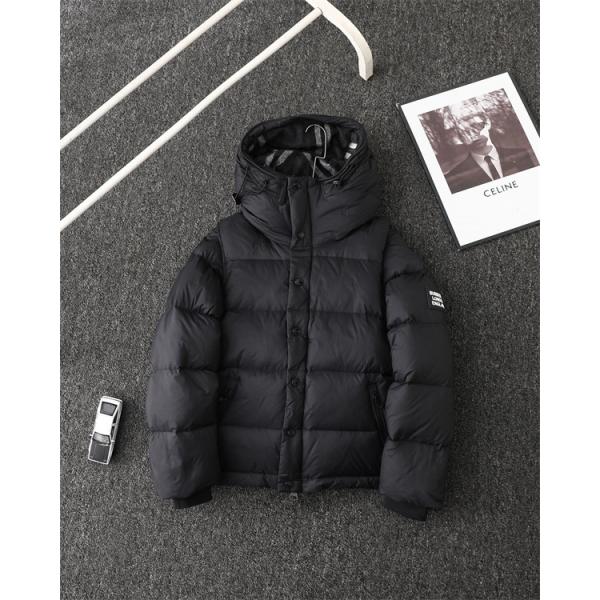 2025秋冬 ブラック／カーキ 検索急増 立体暖か BURBERRY バーバリー コピー ダウンジャケット