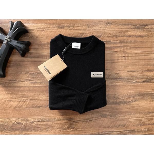  2025秋冬 ブラック BURBERRY バーバリー コピー 話題急増 すっきり上質 ニットセーター