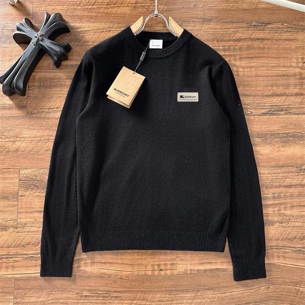  2025秋冬 ブラック BURBERRY バーバリー コピー 話題急増 すっきり上質 ニットセーター