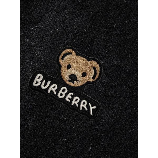 秋冬 ブラック 検索人気 ベア刺繍 可愛い ニット セーター BURBERRY バーバリー スーパーコピー