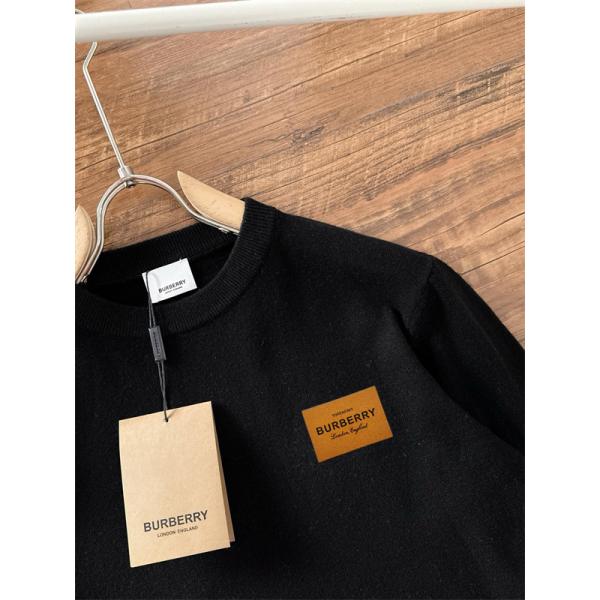 BURBERRY バーバリー コピー 秋冬 ブラック 新着注目 落ち着き 大人モードニット セーター