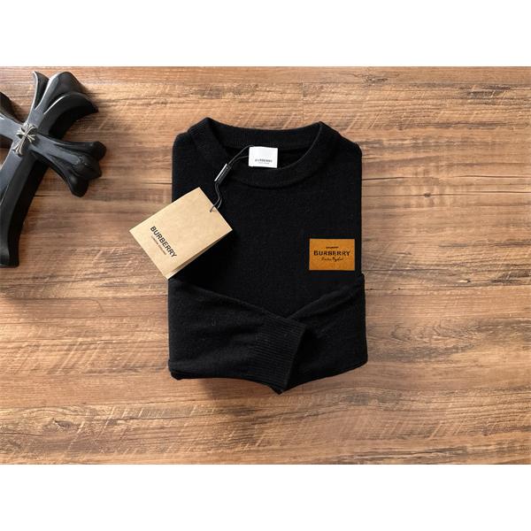 BURBERRY バーバリー コピー 秋冬 ブラック 新着注目 落ち着き 大人モードニット セーター
