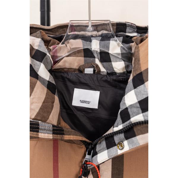 注目度抜群 チェック柄 BURBERRY バーバリー スーパーコピー 中綿ジャケット 上質