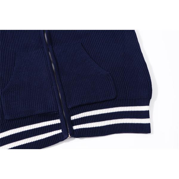 トレンド感溢れる カレッジ ニット ジップパーカー 人気 CELINE セリーヌ 偽物