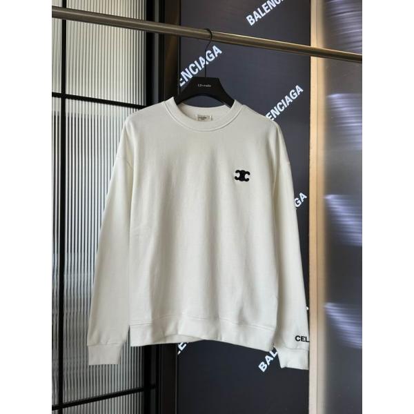 2025-2026トレンド☆CELINE セリーヌ スウェットコピー刺繡ロゴデザインシンプルデザイン