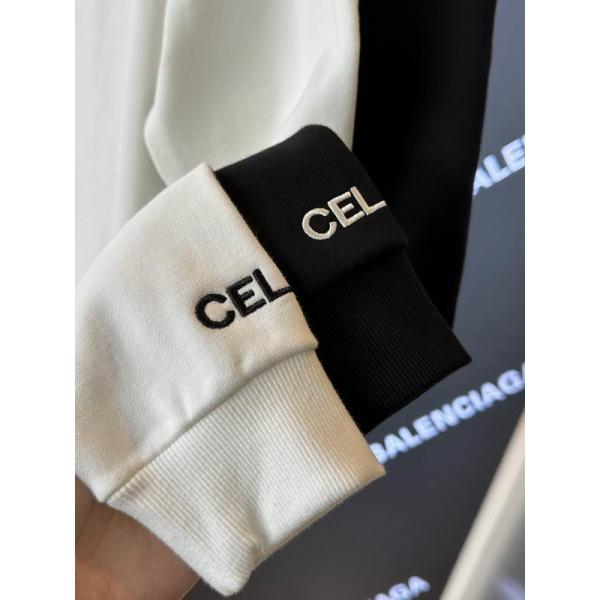2025-2026トレンド☆CELINE セリーヌ スウェットコピー刺繡ロゴデザインシンプルデザイン