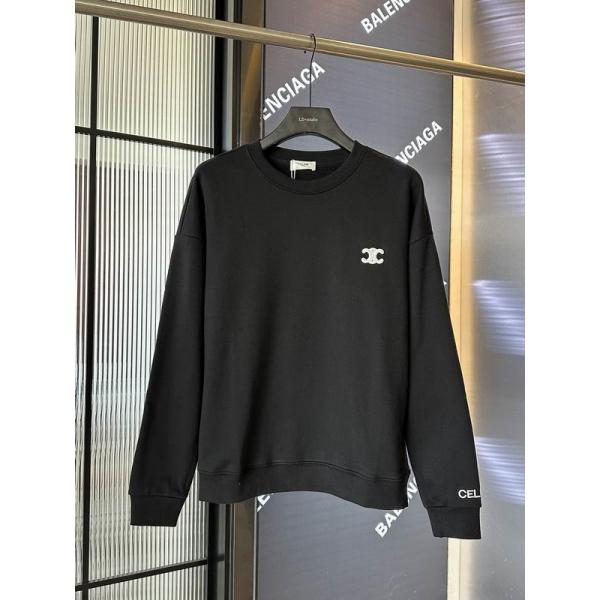 2025-2026トレンド☆CELINE セリーヌ スウェットコピー刺繡ロゴデザインシンプルデザイン
