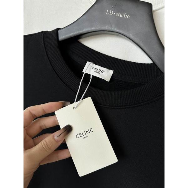 2025-2026トレンド☆CELINE セリーヌ スウェットコピー刺繡ロゴデザインシンプルデザイン