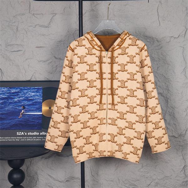 秋冬 ベージュ 新作登場 モード可憐 総柄 CELINE セリーヌ スーパーコピー パーカー