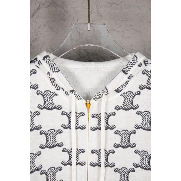 秋冬 ベージュ 新作登場 モード可憐 総柄 CELINE セリーヌ スーパーコピー パーカー