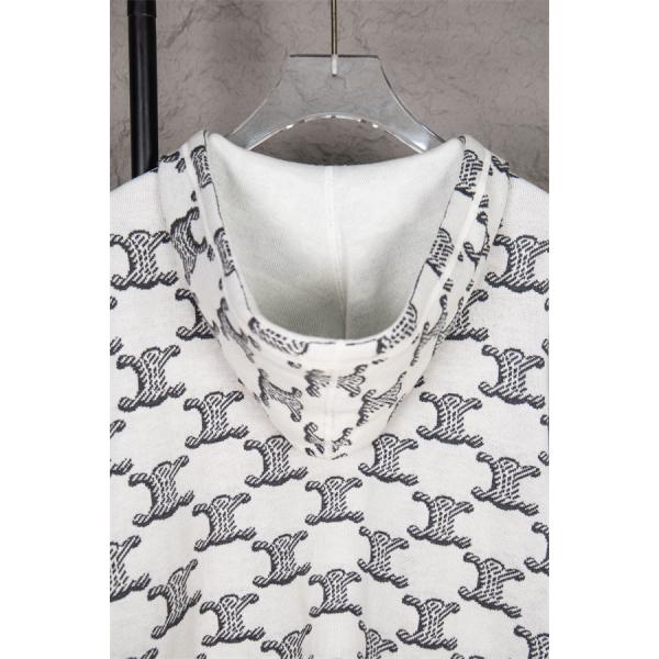 秋冬 ベージュ 新作登場 モード可憐 総柄 CELINE セリーヌ スーパーコピー パーカー