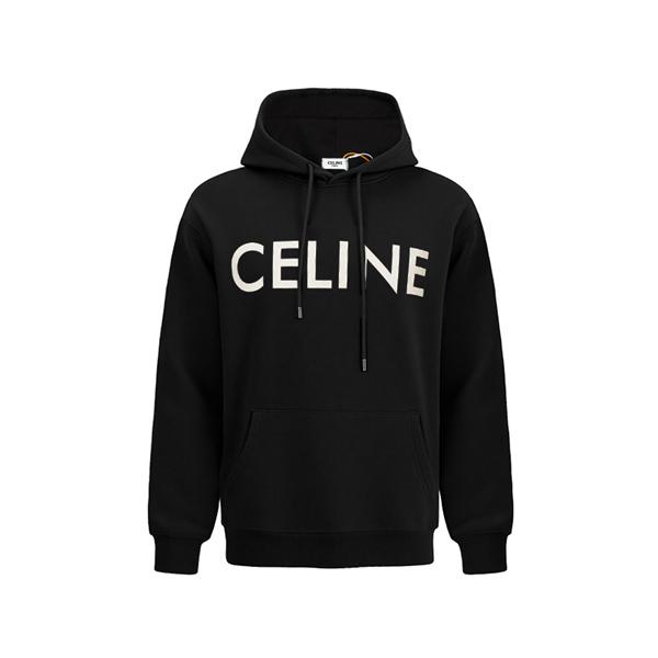 秋冬 ブラック 売れ筋 端正モード感 シック魅力 CELINE セリーヌスーパー コピー パーカー