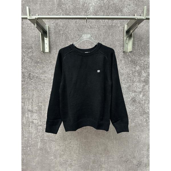 CELINE セリーヌ コピー ブラック 注目度上昇 ヴィンテージ調 大人映え ニット セーター