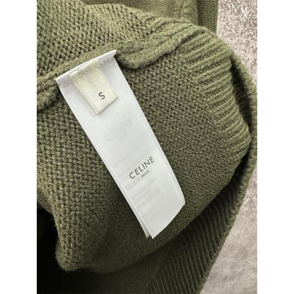 CELINE セリーヌ コピー ブラック 注目度上昇 ヴィンテージ調 大人映え ニット セーター