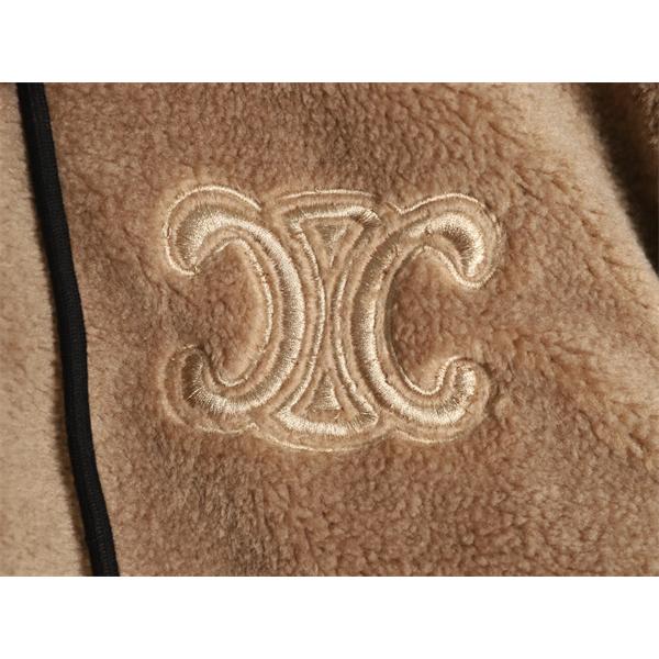 CELINE セリーヌ コピー 希少 上質ウォームタッチ 立体シルエット ジャケット