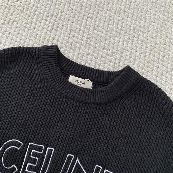 秋冬 ネイビー 売れ筋 柔らか質感 センス溢れる CELINE セリーヌ コピー セーター