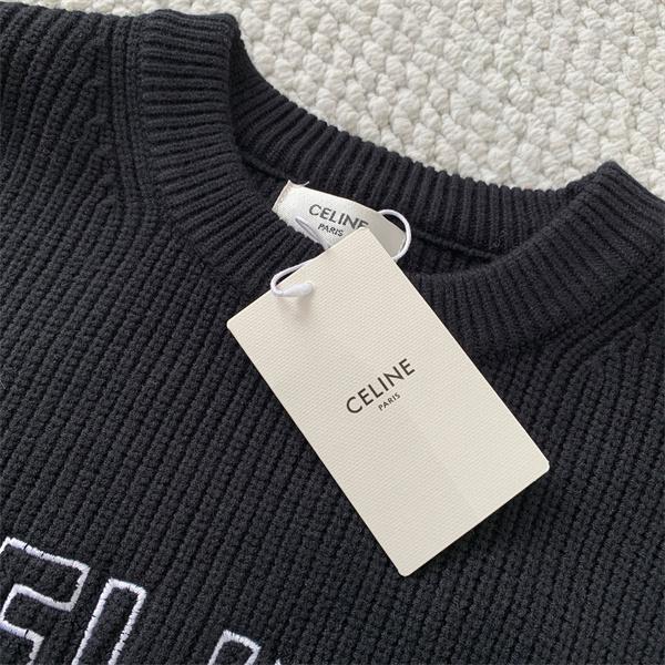 秋冬 ネイビー 売れ筋 柔らか質感 センス溢れる CELINE セリーヌ コピー セーター