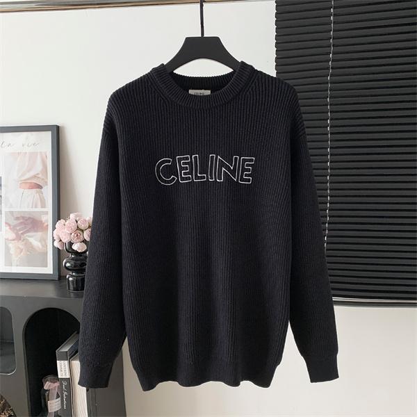 秋冬 ネイビー 売れ筋 柔らか質感 センス溢れる CELINE セリーヌ コピー セーター
