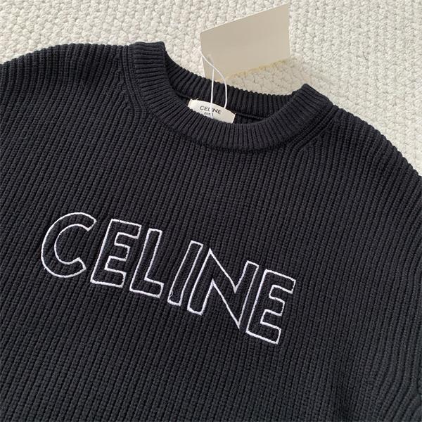 秋冬 ネイビー 売れ筋 柔らか質感 センス溢れる CELINE セリーヌ コピー セーター