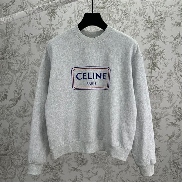 2025秋冬 グレー 新作登場 シンプル 快適 洗練 CELINE セリーヌ スーパーコピー パーカー