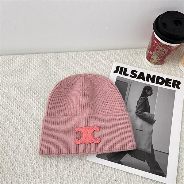 CELINE セリーヌ 偽物 秋冬 マルチカラー 検索人気トップ しっとり暖か ニット帽