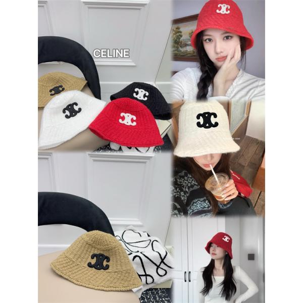 秋冬 人気急上昇 上品カジュアル 立体 CELINE セリーヌ コピー ニット帽  