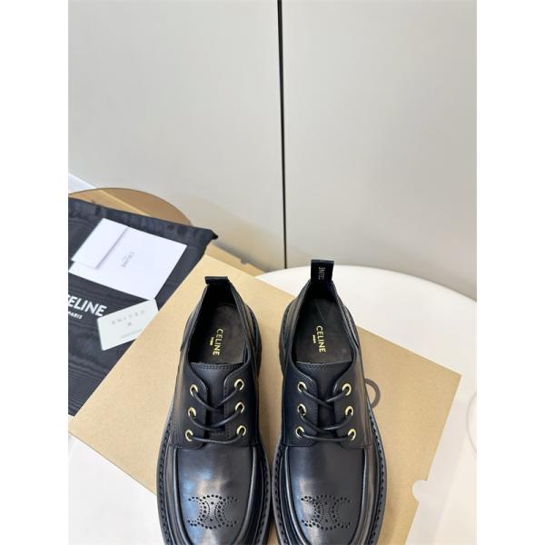 Celine 2025ss秋冬新品セリーフ厚底ローファー コピーレディース秋冬トレンドファッション美品
