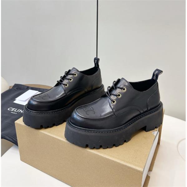 Celine 2025ss秋冬新品セリーフ厚底ローファー コピーレディース秋冬トレンドファッション美品