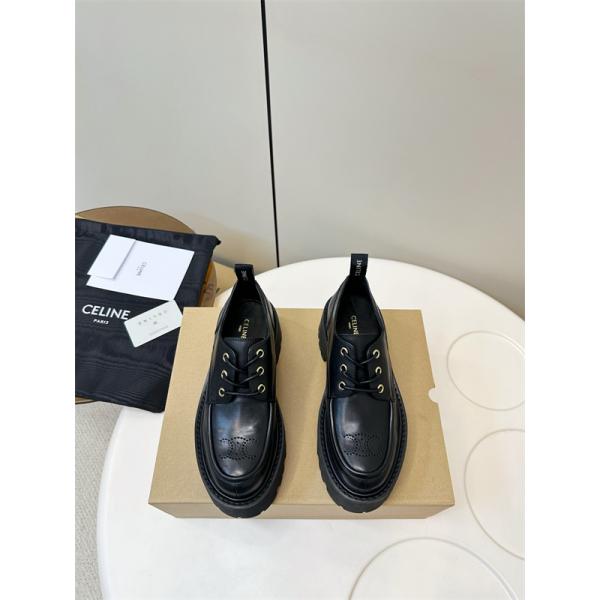 Celine 2025ss秋冬新品セリーフ厚底ローファー コピーレディース秋冬トレンドファッション美品