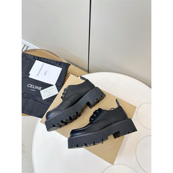 Celine 2025ss秋冬新品セリーフ厚底ローファー コピーレディース秋冬トレンドファッション美品