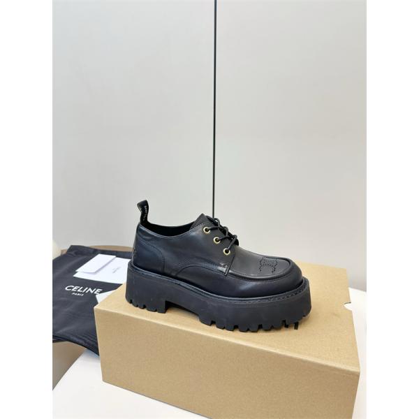 Celine 2025ss秋冬新品セリーフ厚底ローファー コピーレディース秋冬トレンドファッション美品