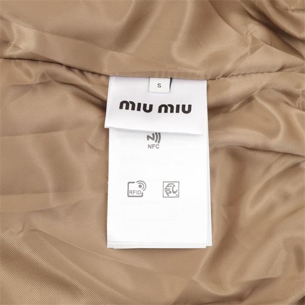 2025年秋冬 チェック柄 大人カジュアル 上品 スタンドカラー MIUMIU ミュウミュウ 偽物 ジャケット