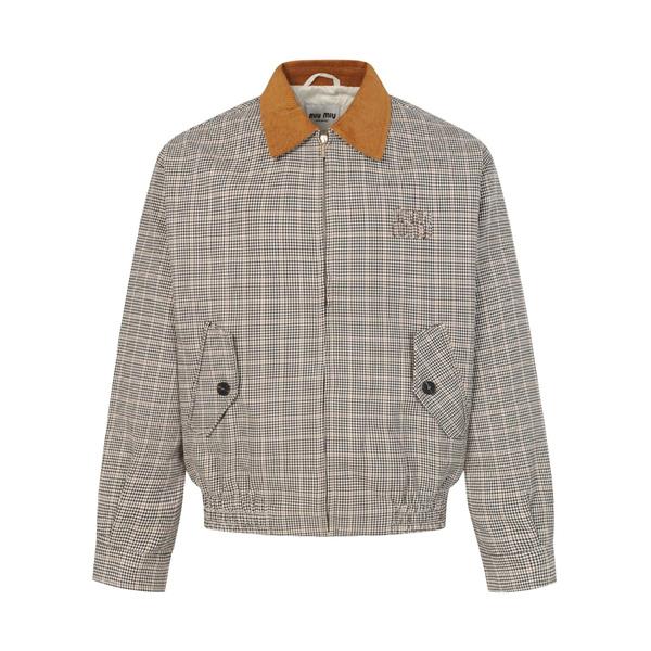 MIUMIU ミュウミュウ コピー 2025年秋冬 クラシック 上品 配色カラー ジャケット