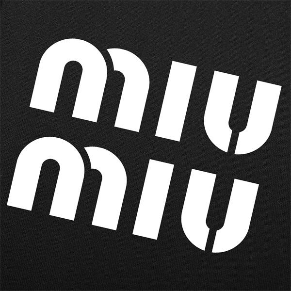 MIUMIU ミュウミュウ コピー 2025年秋冬 ロゴデザイン ゆったりシルエット 裏毛 スウェット