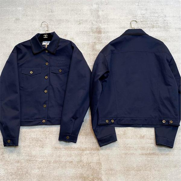 2025年秋冬 クラシックワーク 上品 カジュアル ジャケット MIUMIU ミュウミュウ 偽物