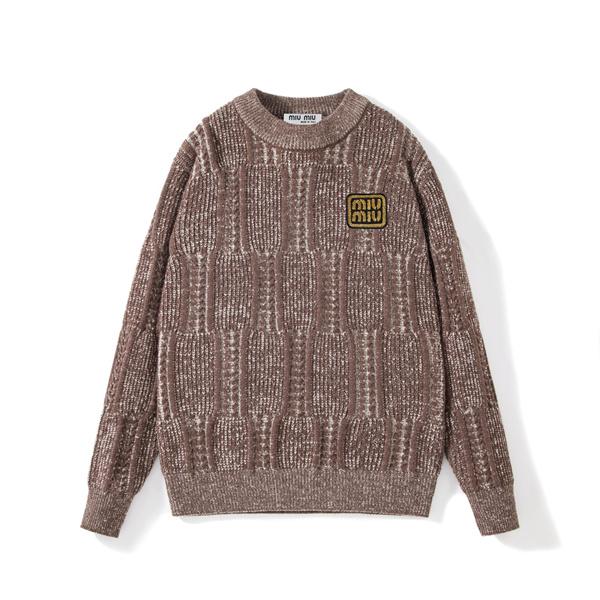 2025年秋冬 人気 上質素材 保温 MIUMIU ミュウミュウ スーパーコピー ニットセーター
