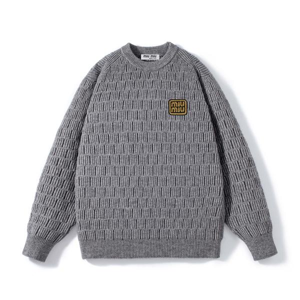 人気 上質素材 保温ニット 着心地抜群 秋冬コーデ MIUMIU ミュウミュウ コピー