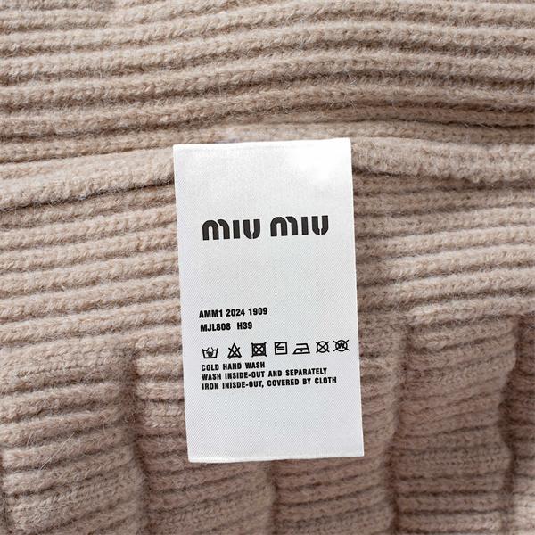 人気 上質素材 保温ニット 着心地抜群 秋冬コーデ MIUMIU ミュウミュウ コピー