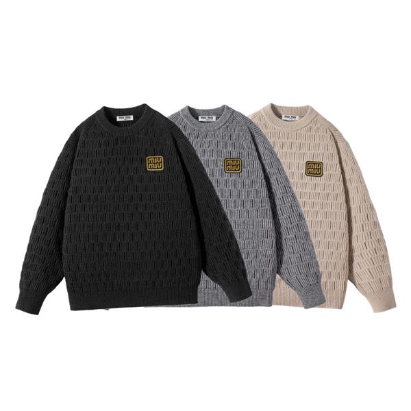 人気 上質素材 保温ニット 着心地抜群 秋冬コーデ MIUMIU ミュウミュウ コピー