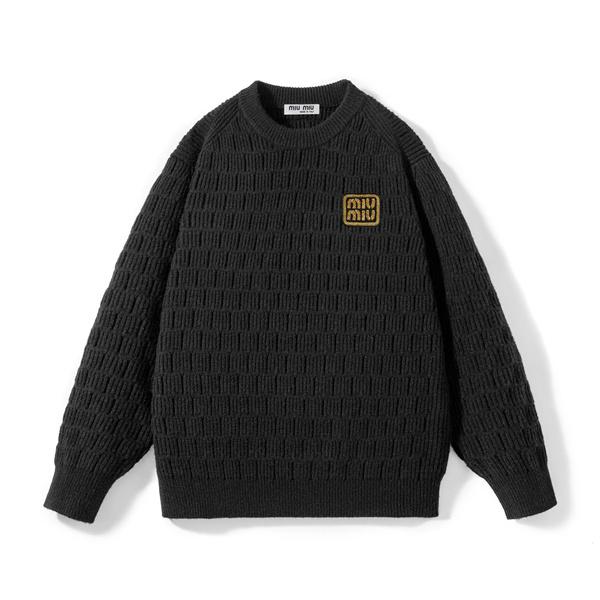人気 上質素材 保温ニット 着心地抜群 秋冬コーデ MIUMIU ミュウミュウ コピー