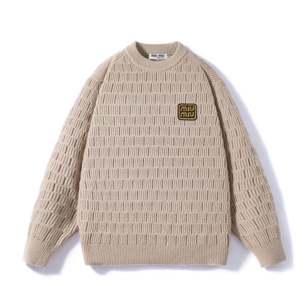 人気 上質素材 保温ニット 着心地抜群 秋冬コーデ MIUMIU ミュウミュウ コピー