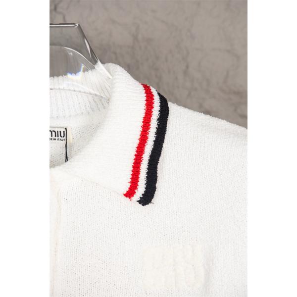 MIUMIU ミュウミュウ コピー 2025年秋冬 定番 上品 ポロニット 肌触り良好