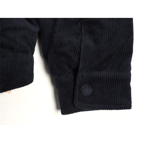 落ち着き感 起毛素材 ネイビー コーデュロイ MIUMIU ミュウミュウ コピー ジャケット 定番